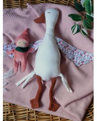Cuddle Baby & Gänsefreund (rosa) 