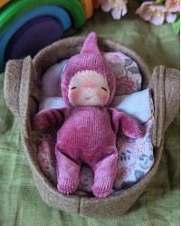 Sleepy Pocket Baby mit Nestchen (pink)