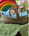 Sleepy Pocket Baby mit Nestchen (hellblau)