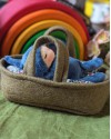 Sleepy Pocket Baby mit Nestchen (blau)
