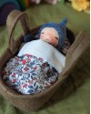 Sleepy Pocket Baby mit Nestchen (blau)