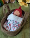 Sleepy Pocket Baby mit Nestchen (rot)